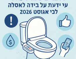 Illustrative image for a support article about '7 דברים שלא ידעת על בידה לאסלה לפני אוגוסט 2026' in the general field.