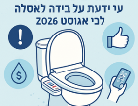 Illustrative image for a support article about '7 דברים שלא ידעת על בידה לאסלה לפני אוגוסט 2026' in the general field.